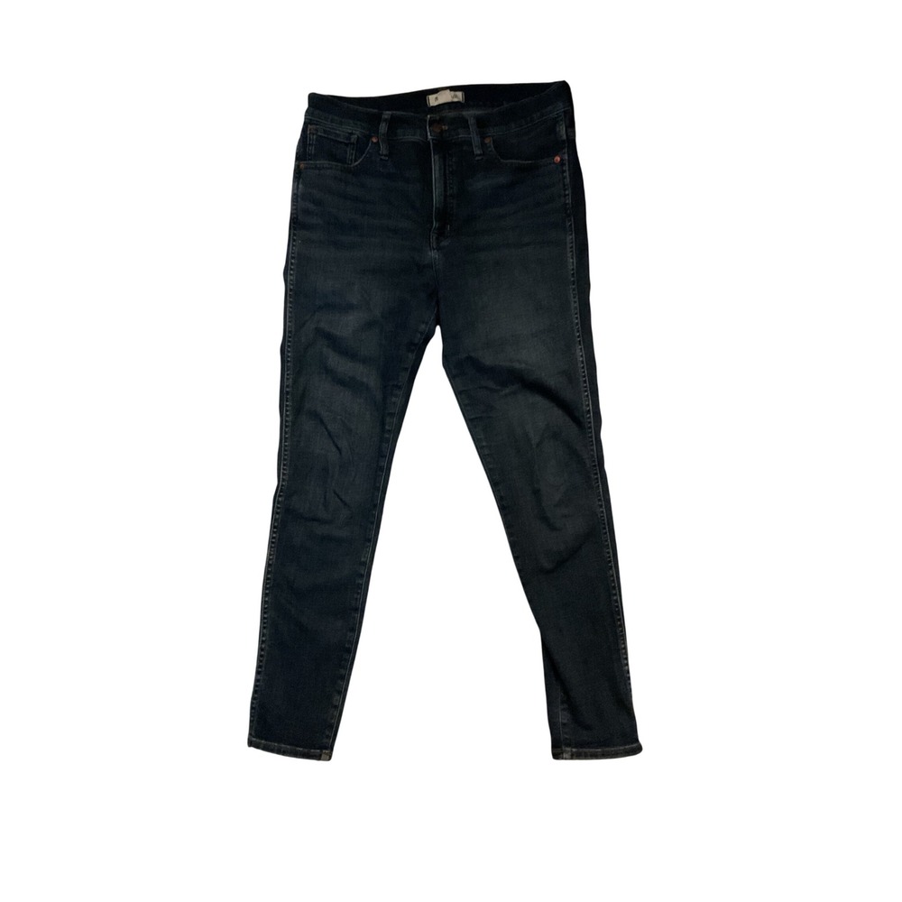 Madewell High‎ Rise Skinny Jeans Dark Wash Denim Everyday Casual Size 28